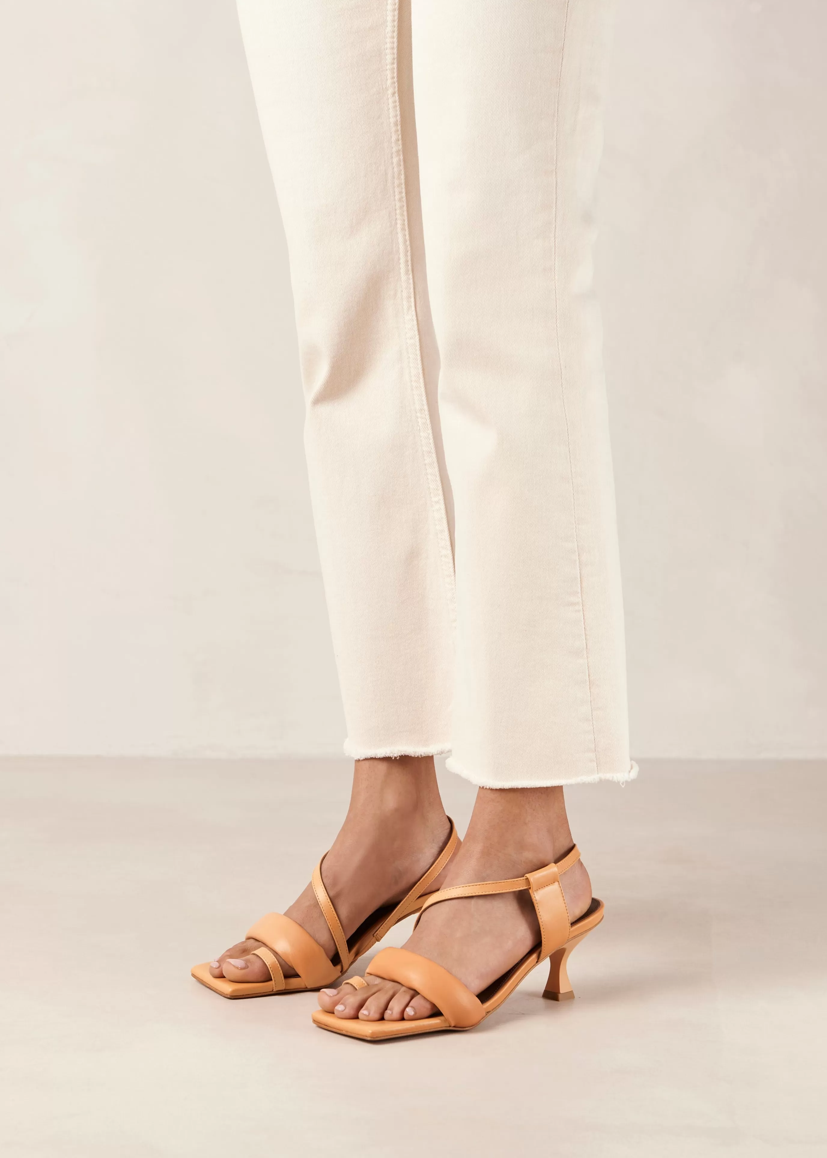 Best Sale Asymmetric Straps - Sandalias De Tiras Naranjas SANDALIAS | TACONES