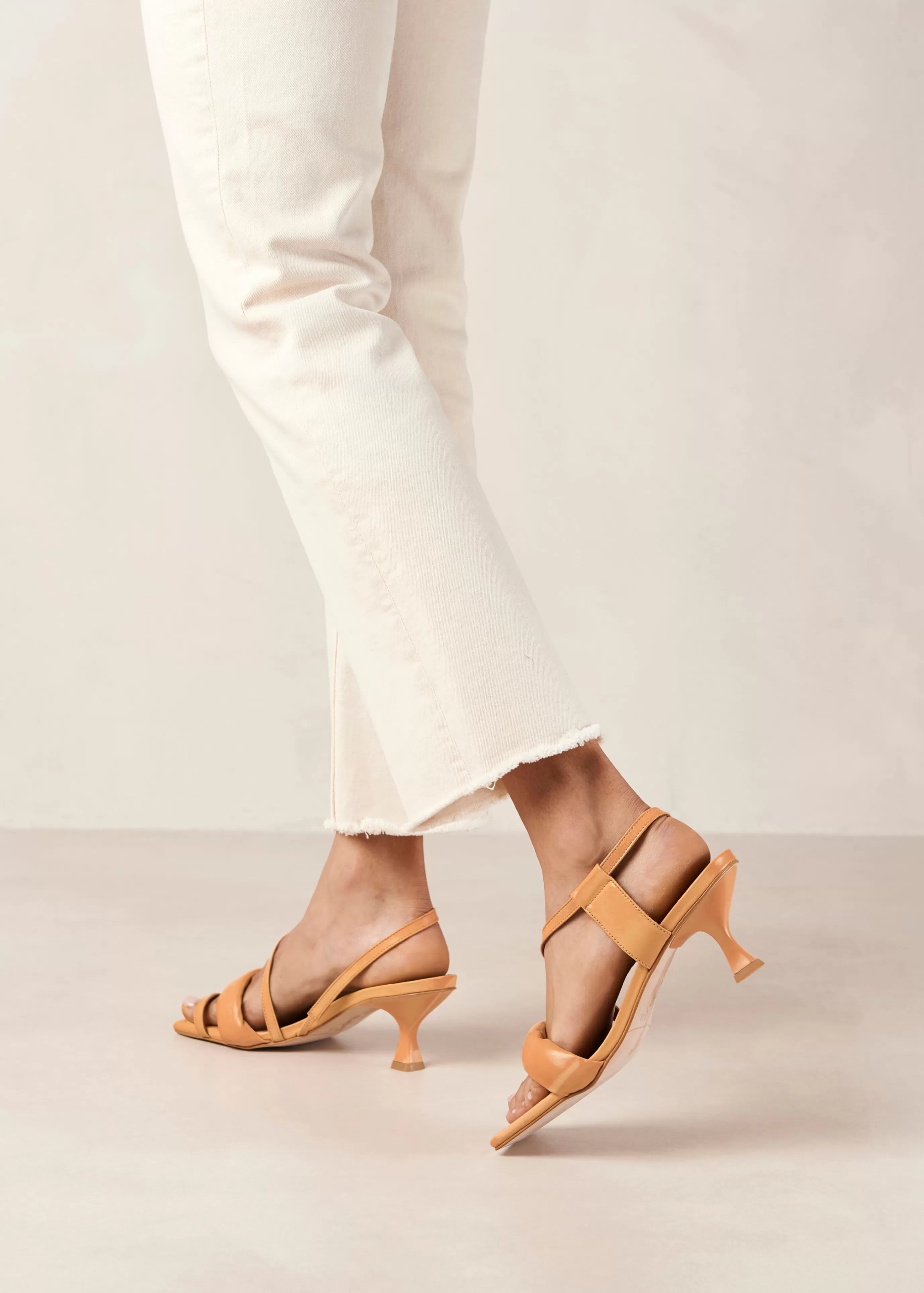 Best Sale Asymmetric Straps - Sandalias De Tiras Naranjas SANDALIAS | TACONES