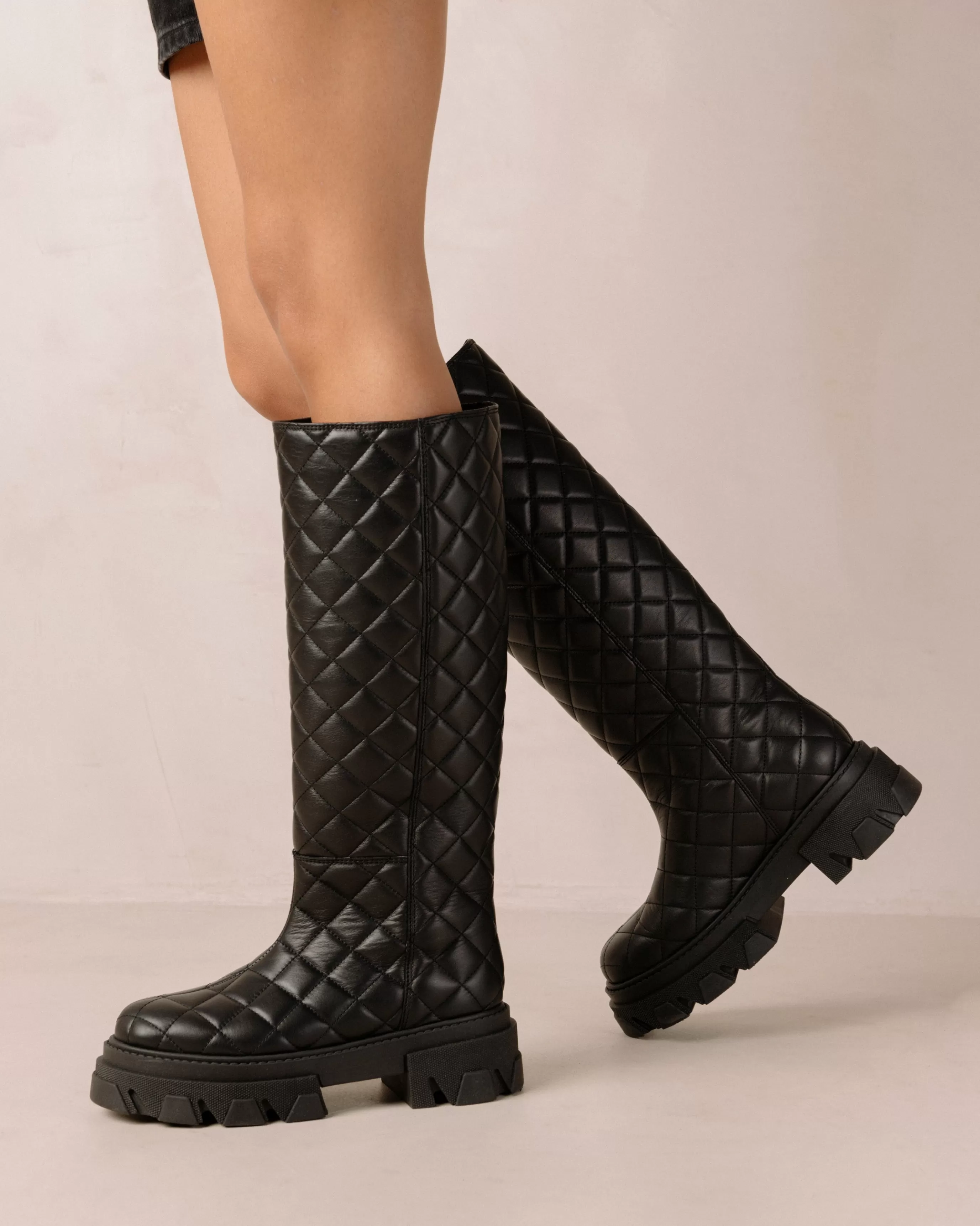 Best Sale Katiuska Goal Digger - Botas Negras De Piel BOTAS Novedad