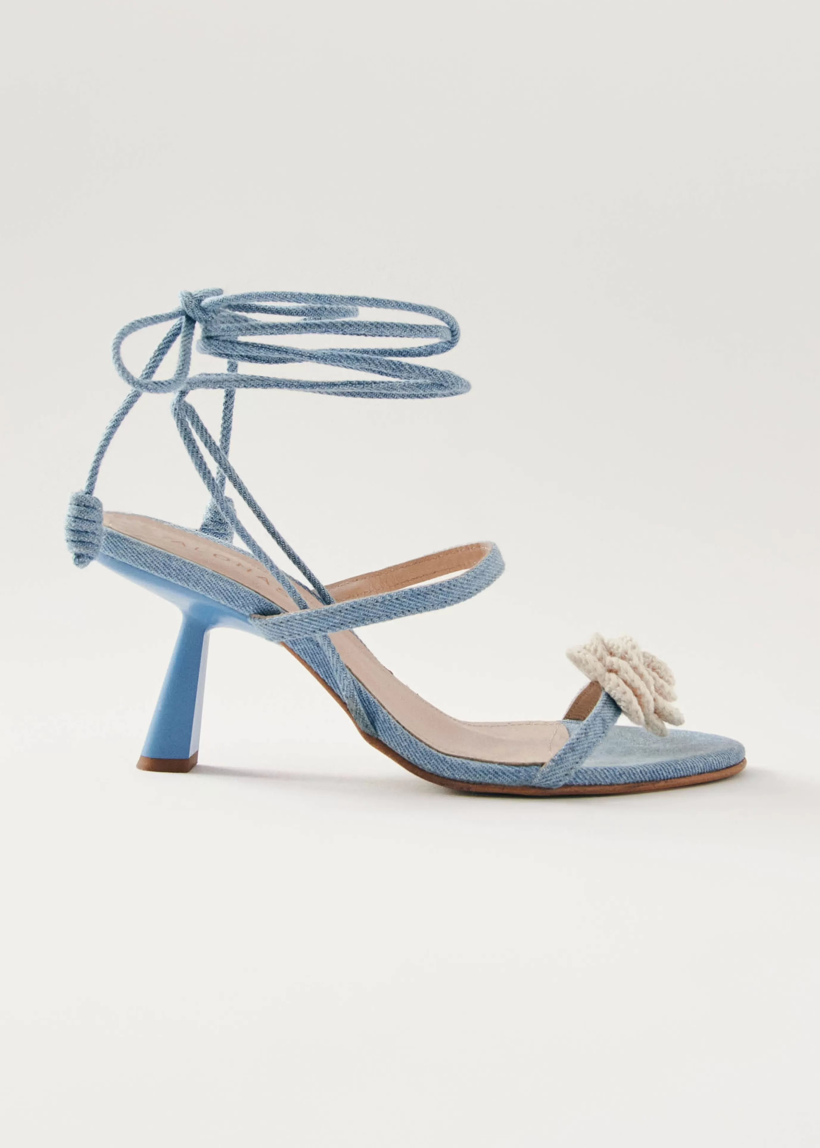 Cheap Kendra Bloom Sandalias En Denim Azul TACONES