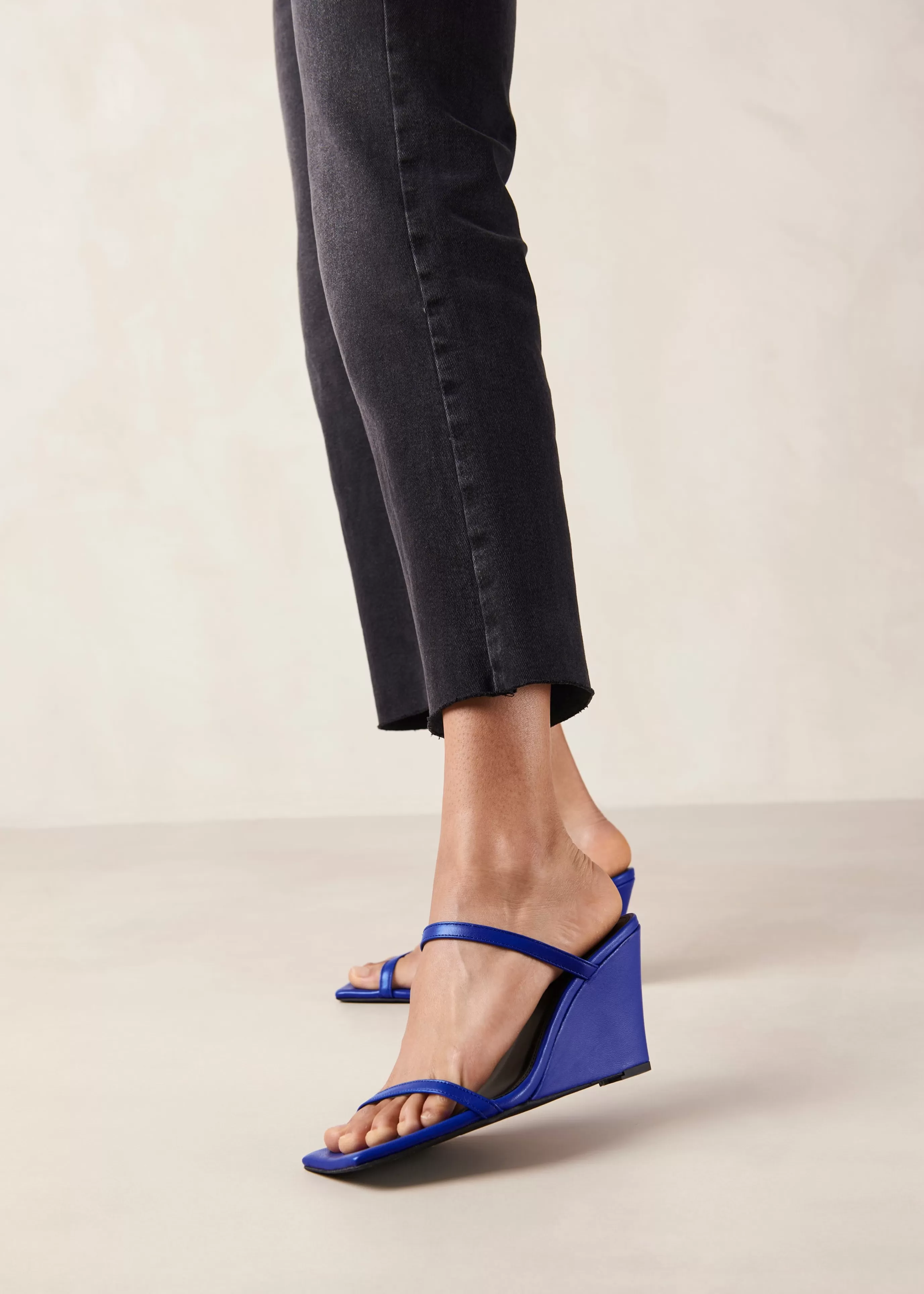 Cheap Paixao - Mules De Cuña Azules "> SANDALIAS | TACONES