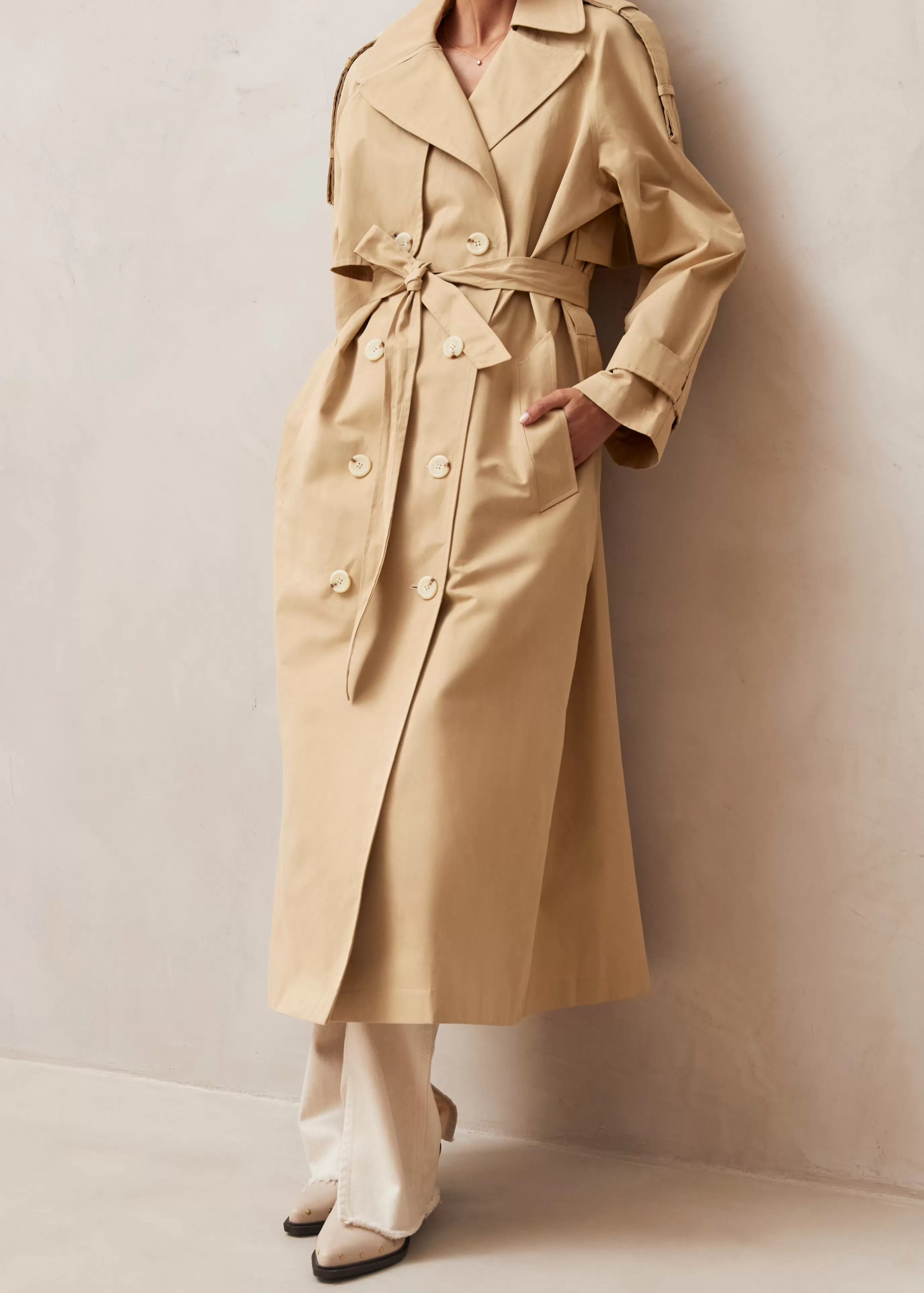 Fashion Rain - Gabardina Beige CHAQUETAS & ABRIGOS