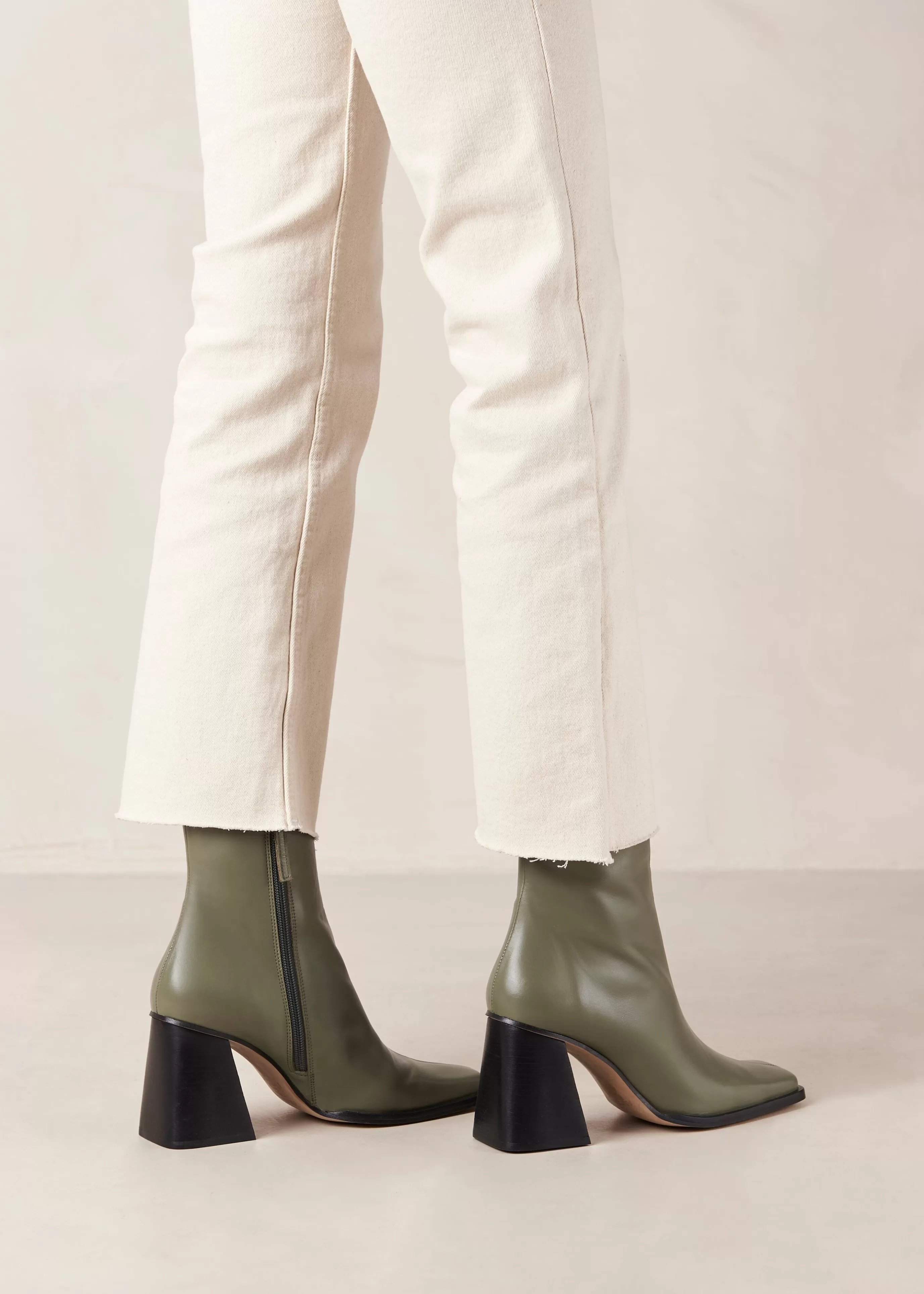 New South - Botas De Piel Verde BOTAS Novedad