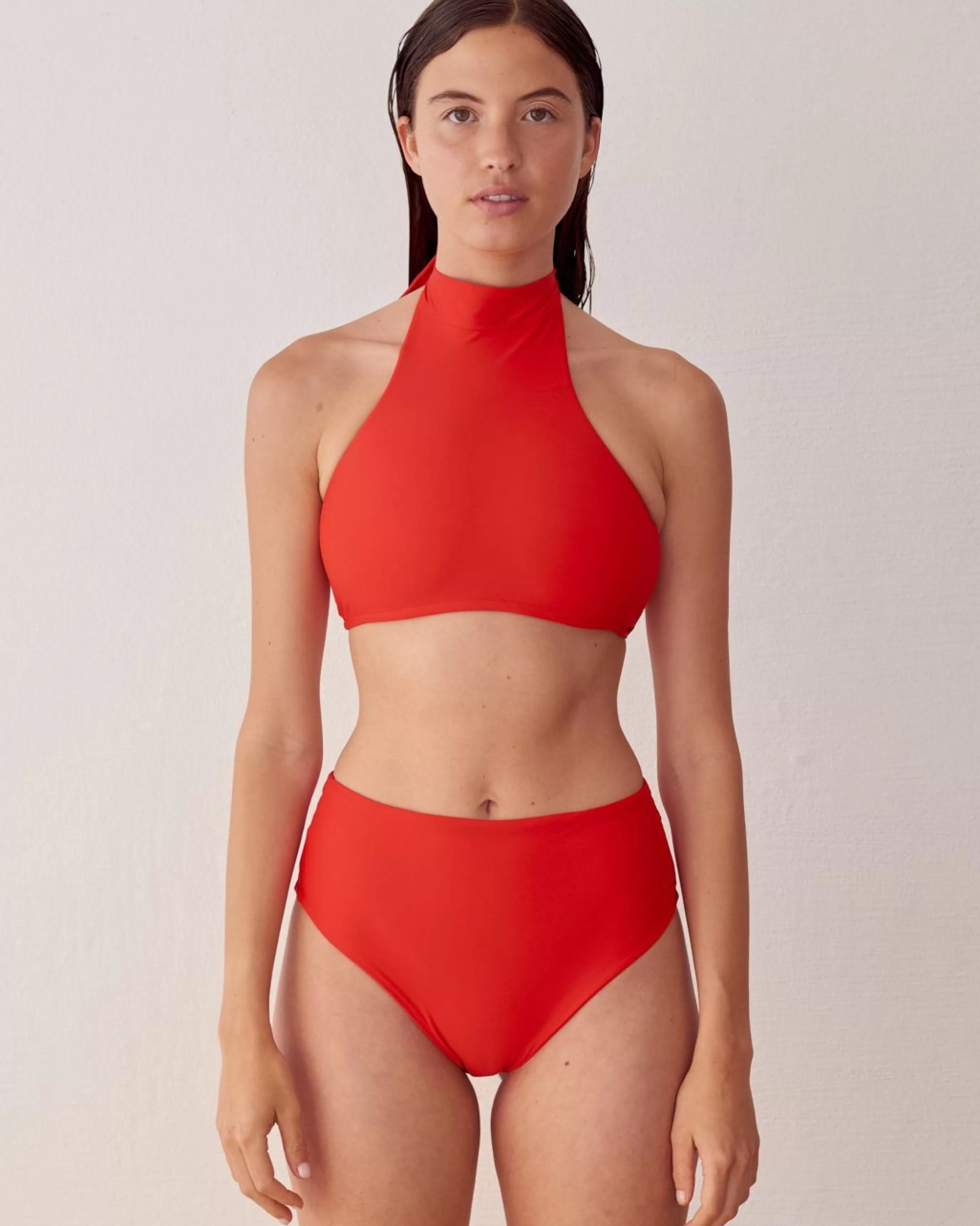 New The Higher - Braguita De Bikini De Econil Rojo ROPA DEPORTIVA