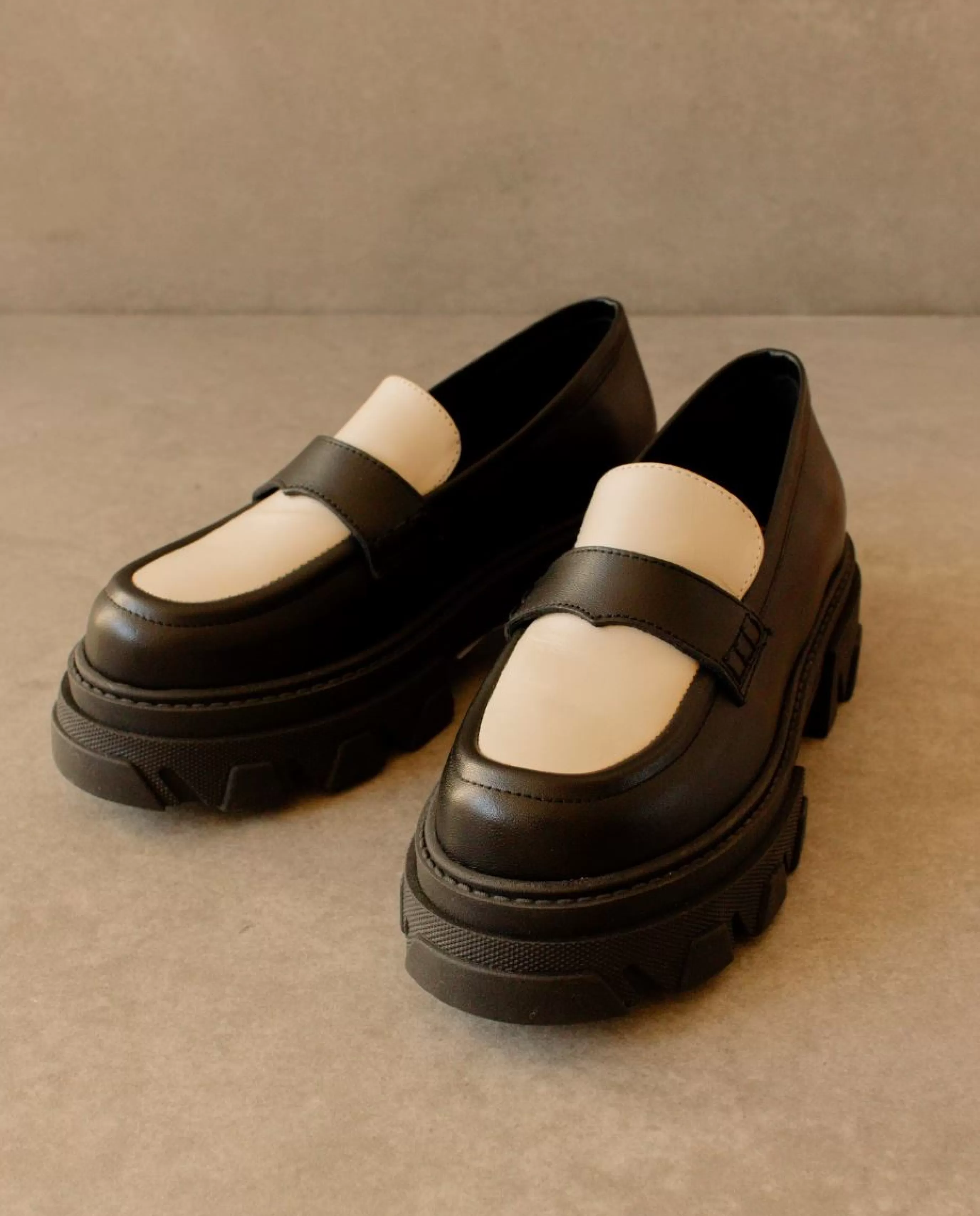 Best Trailblazer - Mocasines Blancos Y Negros De Piel MOCASINES Novedad